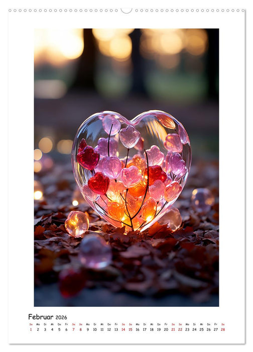 Herzen (CALVENDO Premium Wandkalender 2026)