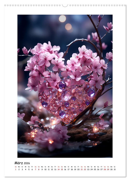 Herzen (CALVENDO Premium Wandkalender 2026)
