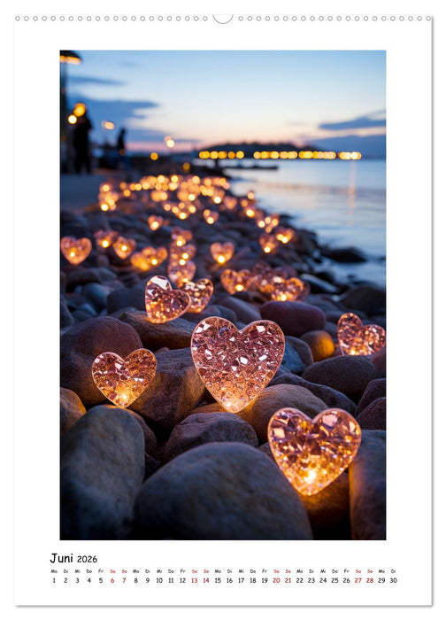 Herzen (CALVENDO Premium Wandkalender 2026)