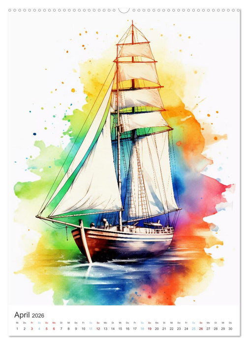 Segeln und Regatta (CALVENDO Premium Wandkalender 2026)