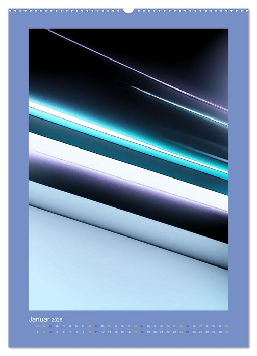 WALL ART Geometrische Konzeptkunst (CALVENDO Premium Wandkalender 2026)