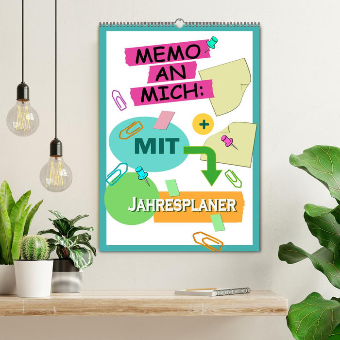 Memo an mich mit Jahresplaner (CALVENDO Wandkalender 2026)