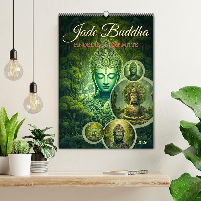 Jade Buddha - Finde die innere Mitte (CALVENDO Wandkalender 2026)
