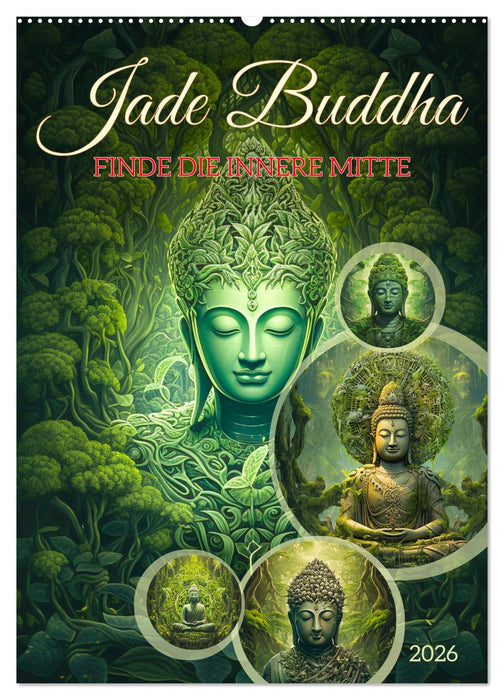 Jade Buddha - Finde die innere Mitte (CALVENDO Wandkalender 2026)
