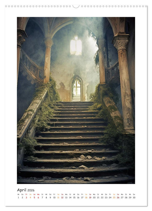 Morbide Treppenhäuser (CALVENDO Wandkalender 2026)