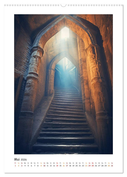 Morbide Treppenhäuser (CALVENDO Wandkalender 2026)