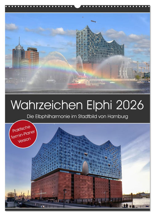 Wahrzeichen Elphi (CALVENDO Wandkalender 2026)