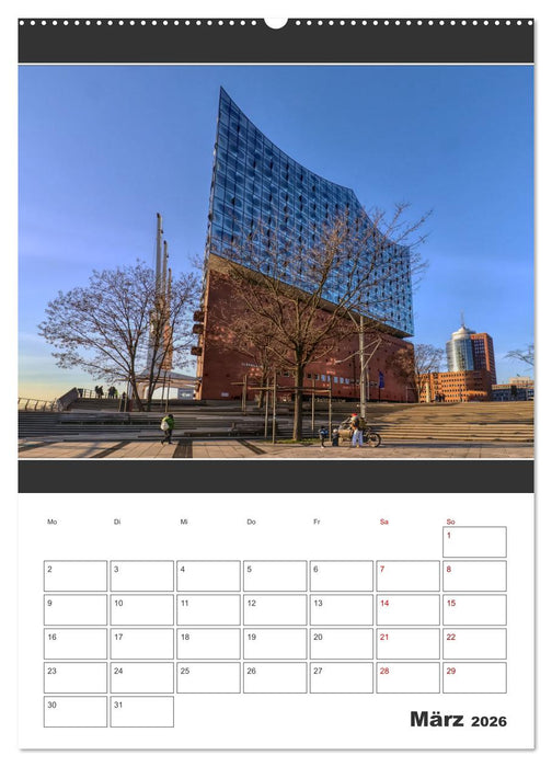 Wahrzeichen Elphi (CALVENDO Wandkalender 2026)