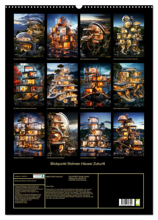 Blickpunkt Wohnen Häuser Zukunft (CALVENDO Wandkalender 2026)