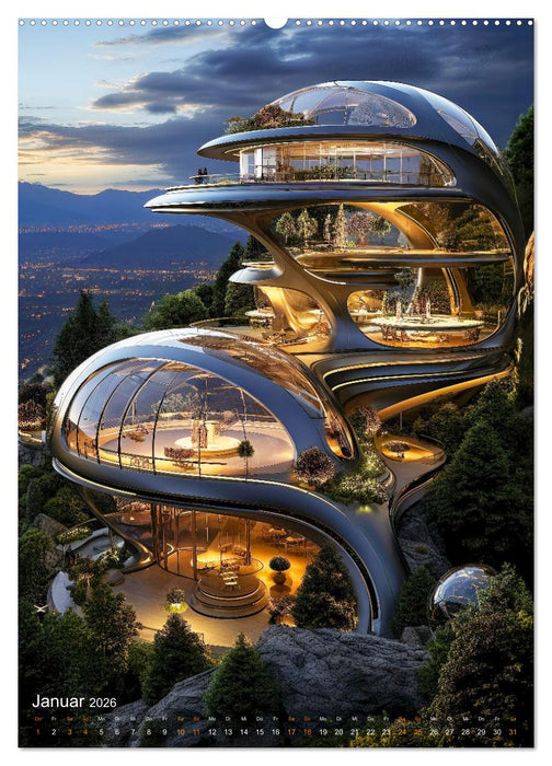 Blickpunkt Wohnen Häuser Zukunft (CALVENDO Wandkalender 2026)
