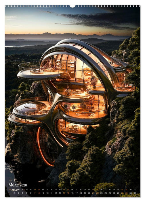 Blickpunkt Wohnen Häuser Zukunft (CALVENDO Wandkalender 2026)