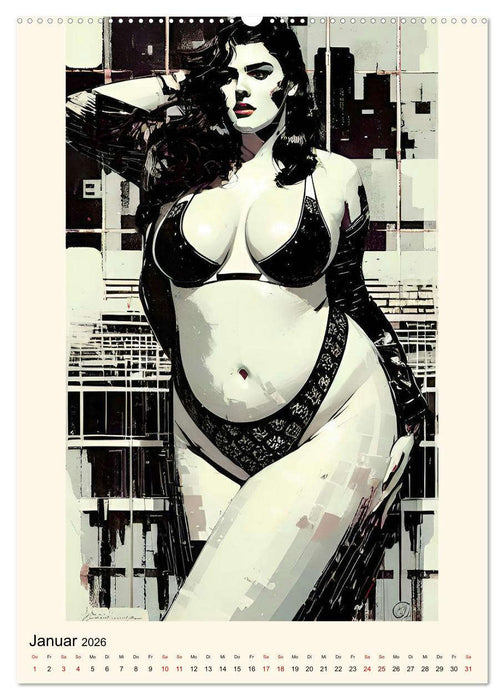 PlusSize Erotik (CALVENDO Wandkalender 2026)