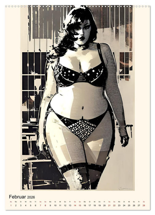 PlusSize Erotik (CALVENDO Wandkalender 2026)