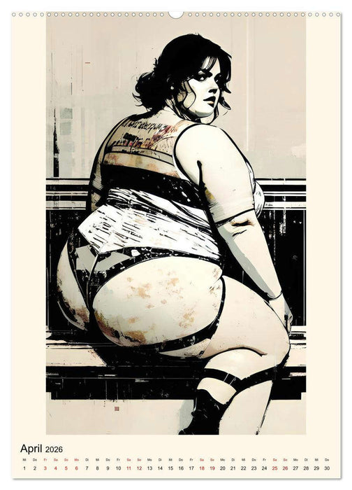 PlusSize Erotik (CALVENDO Wandkalender 2026)