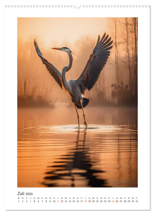 Tanz der Vögel (CALVENDO Premium Wandkalender 2026)