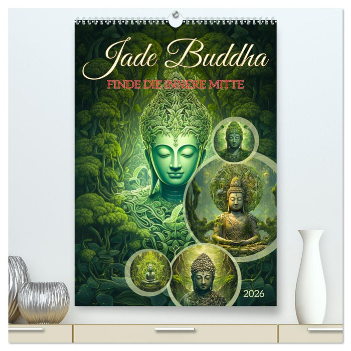 Jade Buddha - Finde die innere Mitte (CALVENDO Premium Wandkalender 2026)