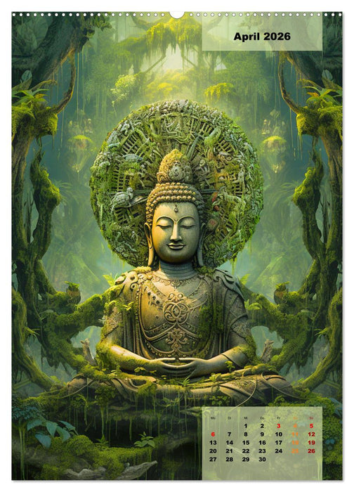 Jade Buddha - Finde die innere Mitte (CALVENDO Premium Wandkalender 2026)