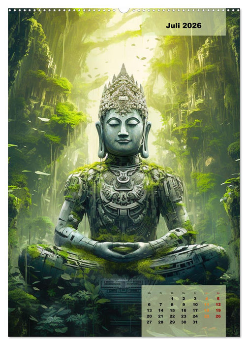 Jade Buddha - Finde die innere Mitte (CALVENDO Premium Wandkalender 2026)