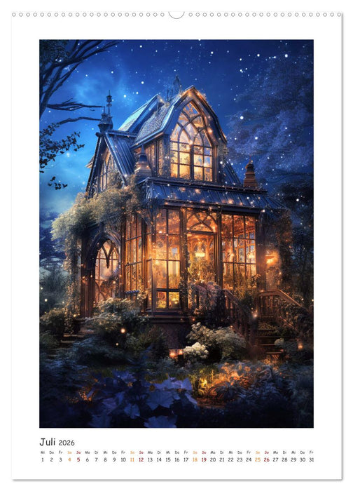 Märchenhäuser (CALVENDO Premium Wandkalender 2026)