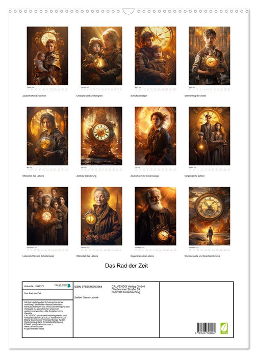 Das Rad der Zeit (CALVENDO Wandkalender 2026)