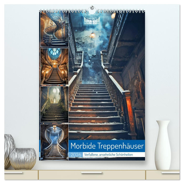 Morbide Treppenhäuser (CALVENDO Premium Wandkalender 2026)