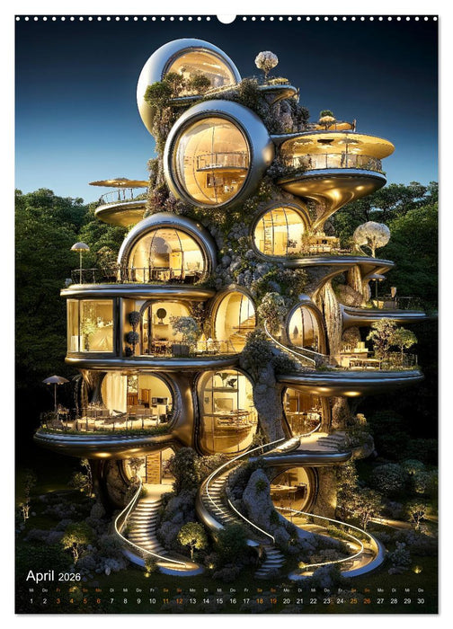 Blickpunkt Wohnen Häuser Zukunft (CALVENDO Premium Wandkalender 2026)