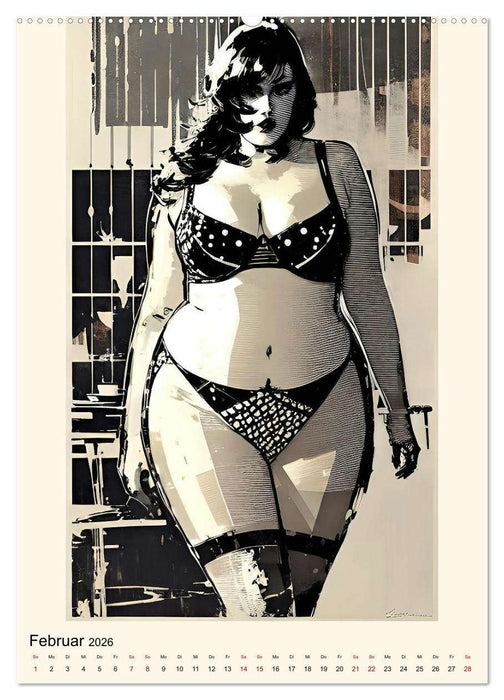 PlusSize Erotik (CALVENDO Premium Wandkalender 2026)