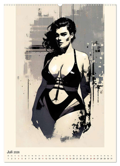 PlusSize Erotik (CALVENDO Premium Wandkalender 2026)