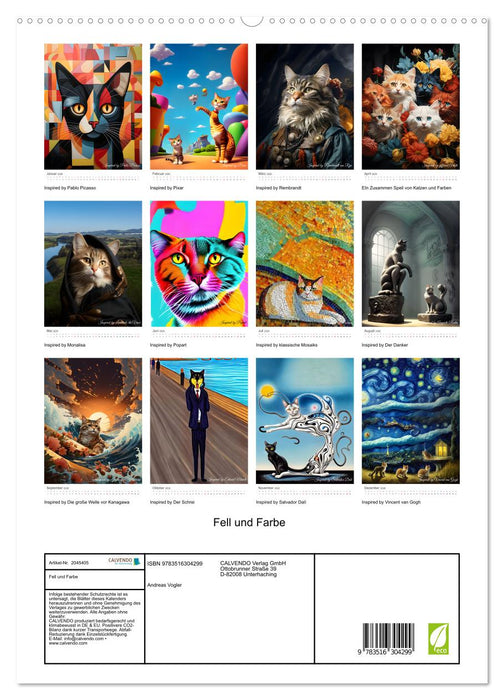 Fell und Farbe (CALVENDO Premium Wandkalender 2026)