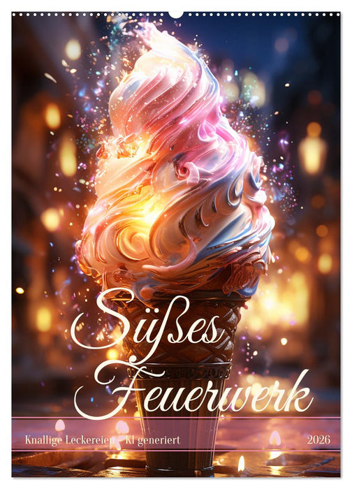 Süßes Feuerwerk (CALVENDO Wandkalender 2026)