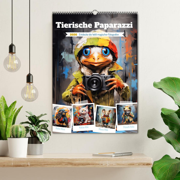Tierische Paparazzi (CALVENDO Wandkalender 2026)