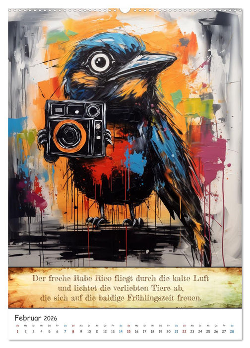 Tierische Paparazzi (CALVENDO Wandkalender 2026)