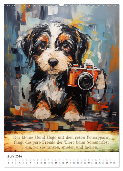 Tierische Paparazzi (CALVENDO Wandkalender 2026)