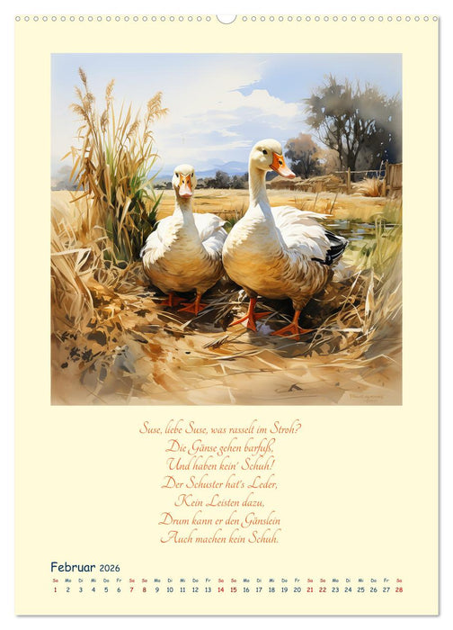 Alle meine Entchen (CALVENDO Wandkalender 2026)