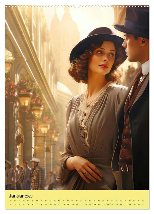 Die Goldenen Zwanziger - Eine Bilderreise (CALVENDO Premium Wandkalender 2026)