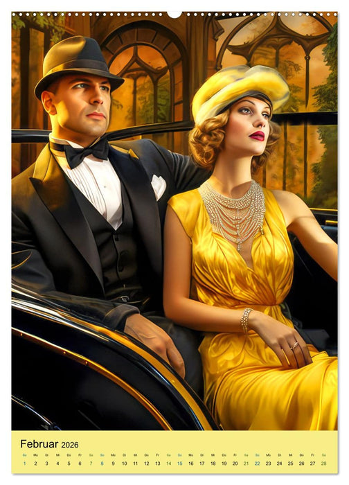 Die Goldenen Zwanziger - Eine Bilderreise (CALVENDO Premium Wandkalender 2026)