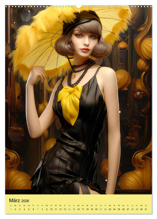 Die Goldenen Zwanziger - Eine Bilderreise (CALVENDO Premium Wandkalender 2026)