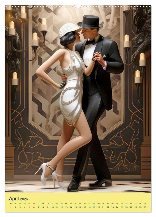 Die Goldenen Zwanziger - Eine Bilderreise (CALVENDO Premium Wandkalender 2026)