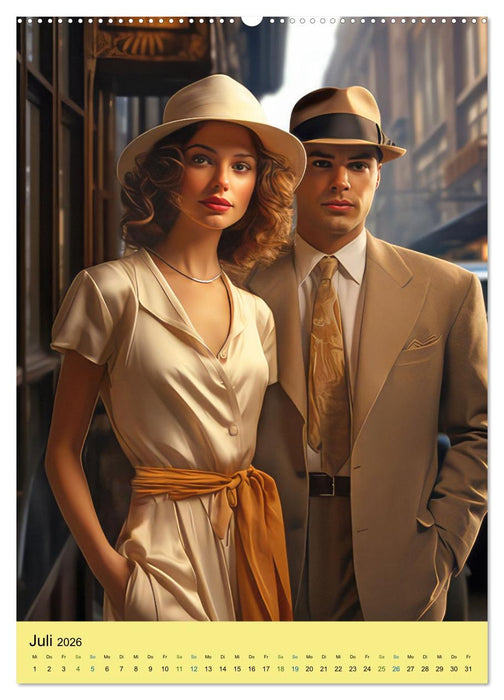 Die Goldenen Zwanziger - Eine Bilderreise (CALVENDO Premium Wandkalender 2026)