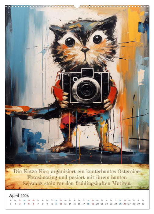 Tierische Paparazzi (CALVENDO Premium Wandkalender 2026)