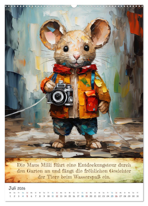 Tierische Paparazzi (CALVENDO Premium Wandkalender 2026)