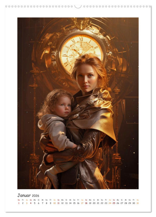 Das Rad der Zeit (CALVENDO Premium Wandkalender 2026)