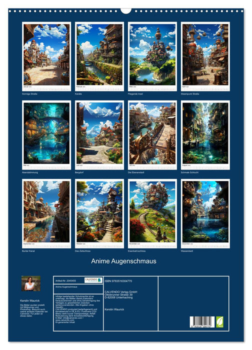 Anime Augenschmaus (CALVENDO Wandkalender 2026)