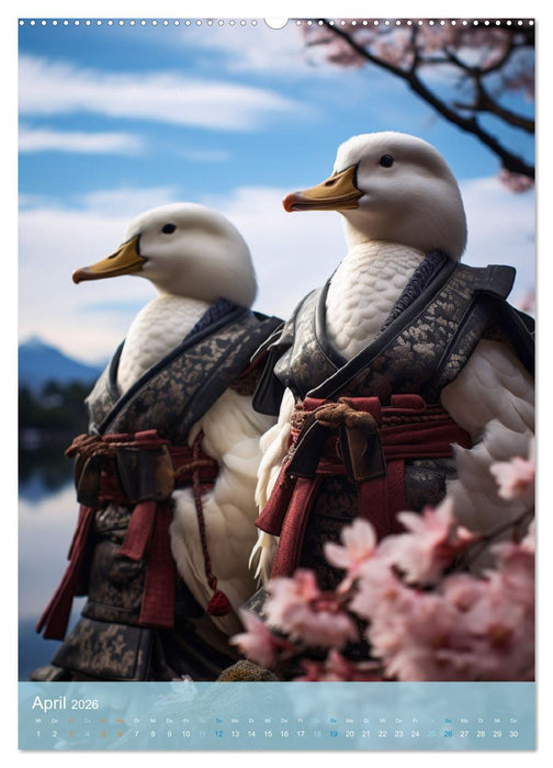 Fantastische Federwelten (CALVENDO Premium Wandkalender 2026)