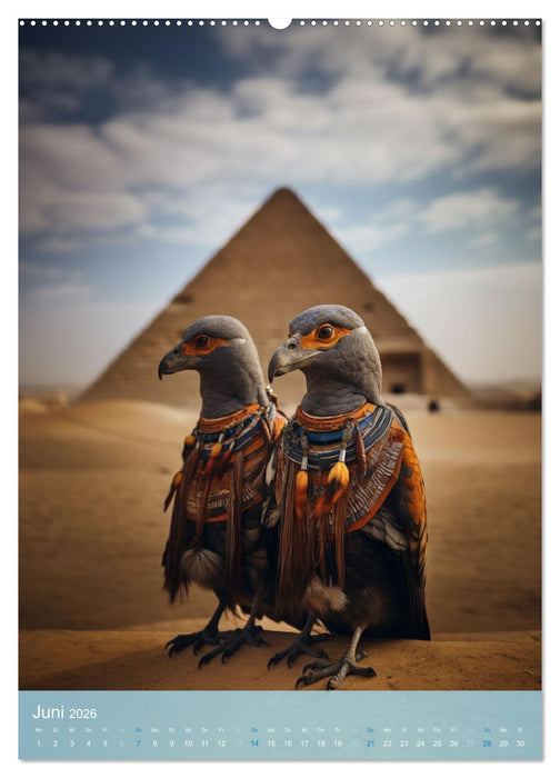 Fantastische Federwelten (CALVENDO Premium Wandkalender 2026)