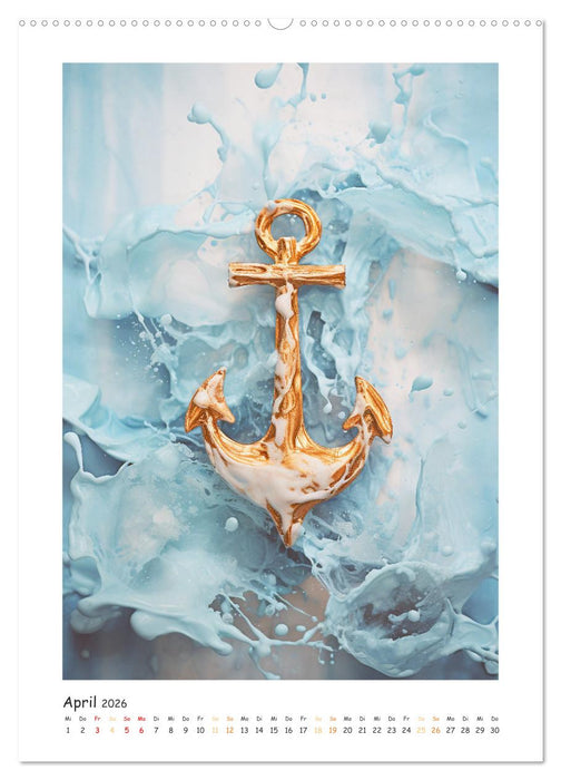 Maritime Kunst (CALVENDO Premium Wandkalender 2026)