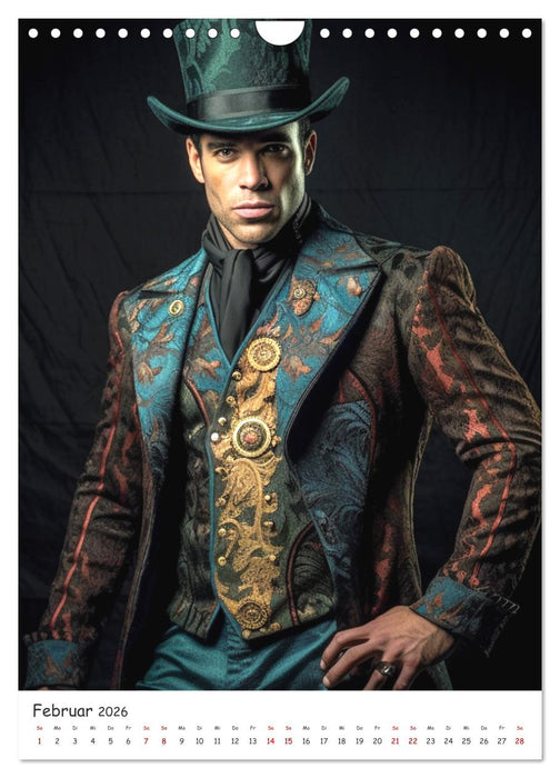 Voll unter Dampf: Steampunker (CALVENDO Wandkalender 2026)