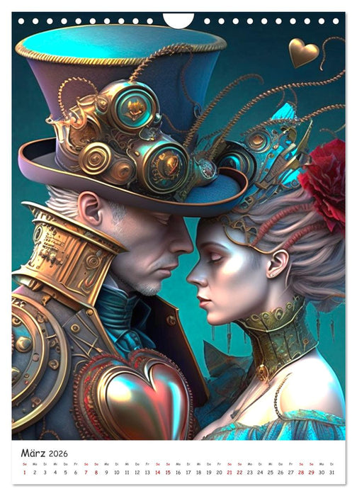 Voll unter Dampf: Steampunker (CALVENDO Wandkalender 2026)