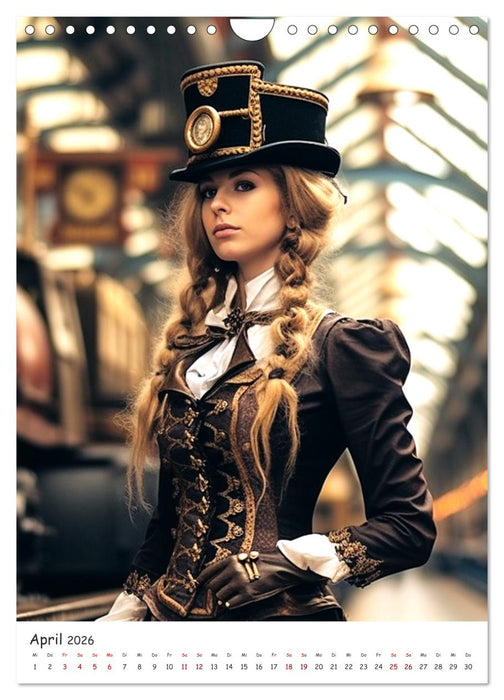 Voll unter Dampf: Steampunker (CALVENDO Wandkalender 2026)