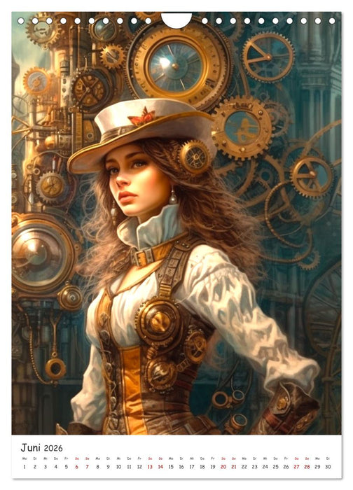 Voll unter Dampf: Steampunker (CALVENDO Wandkalender 2026)